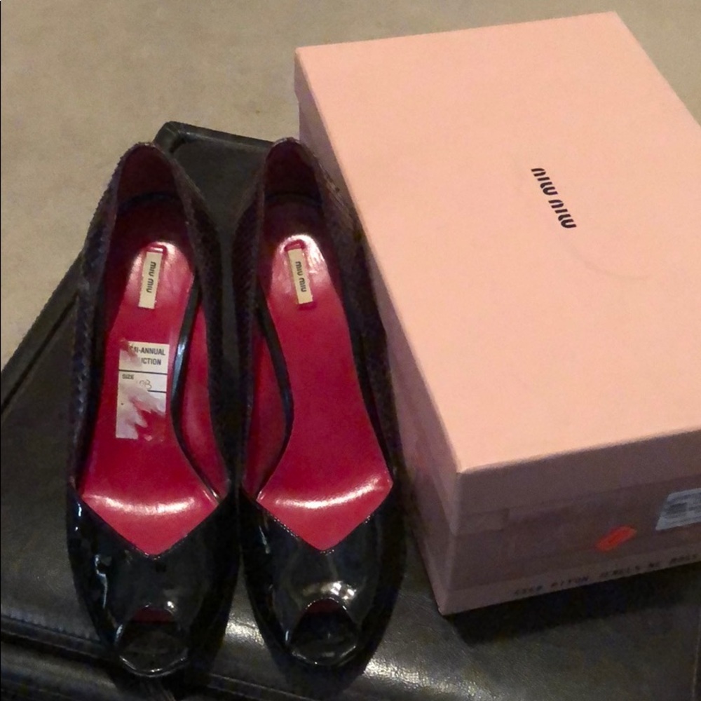 Miu miu pitone jewels